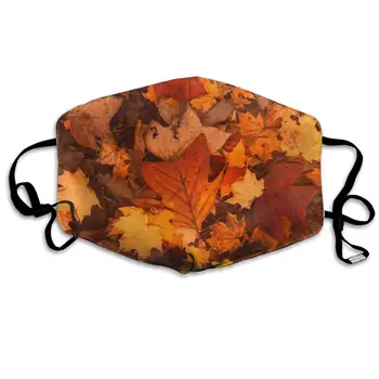 

NiYoung Unisex Breathable Beautiful Maple Weed Mouth Mask, Adjustable Earloop Anti Dust Pollution Face Mask for Running