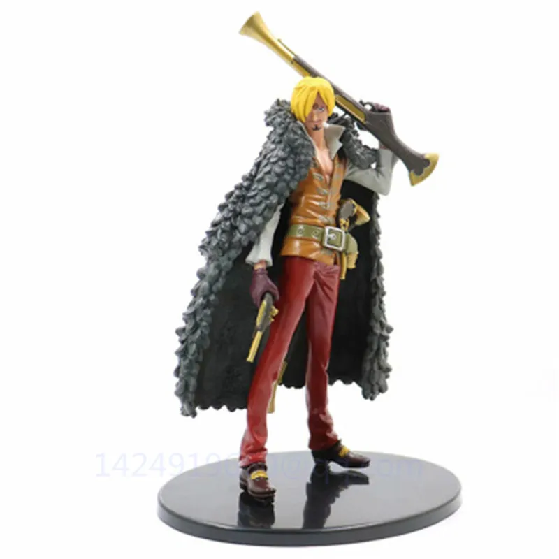 19CM Anime ONE PIECE Vinsmoke Sanji Carry Gun Theater Version Straw Hat Pirates PVC Action Collectible Model Statue Toy R108 | Игрушки и