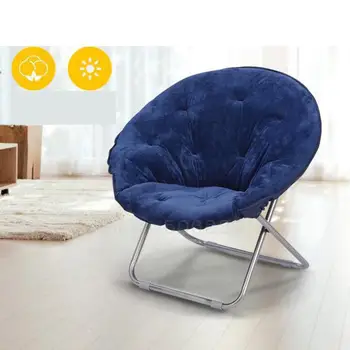 

Large lazy moon chair folding chair dormitory chair lunch break lazy couch chair sun lounger leisure