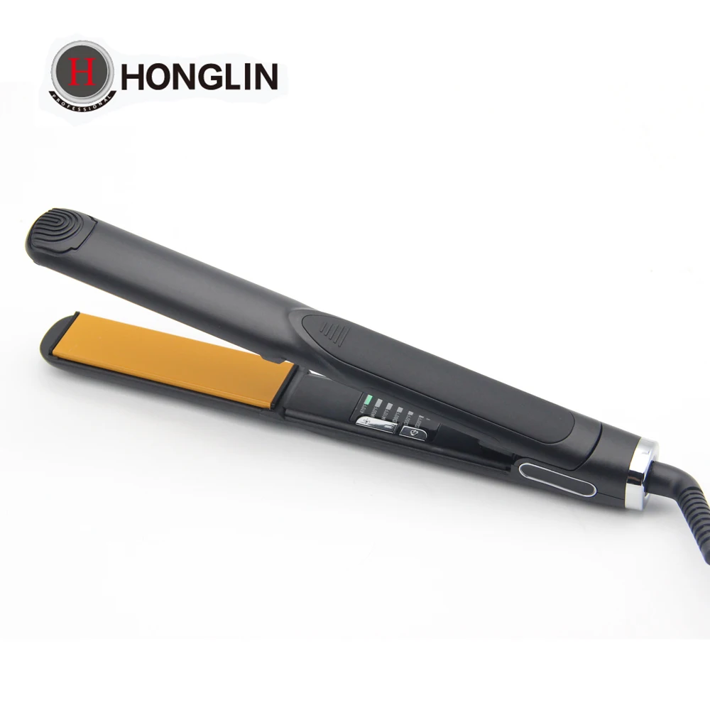 

Honglin Hair Straightener 27mm Widen panel Fast Warm-up 2 in 1 Hair Straightener Curler Ceramic Flat Iron Curling Styling Tools