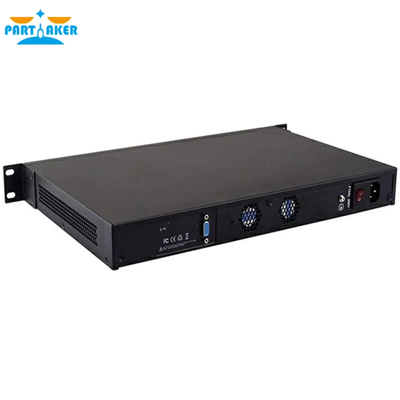 Partaker R14 Firewall Appliance 8*Intel I211 Gigabit Ethernet Router Server VPN with Core i3 2328M CPU 19 Inch 1U Rackmount