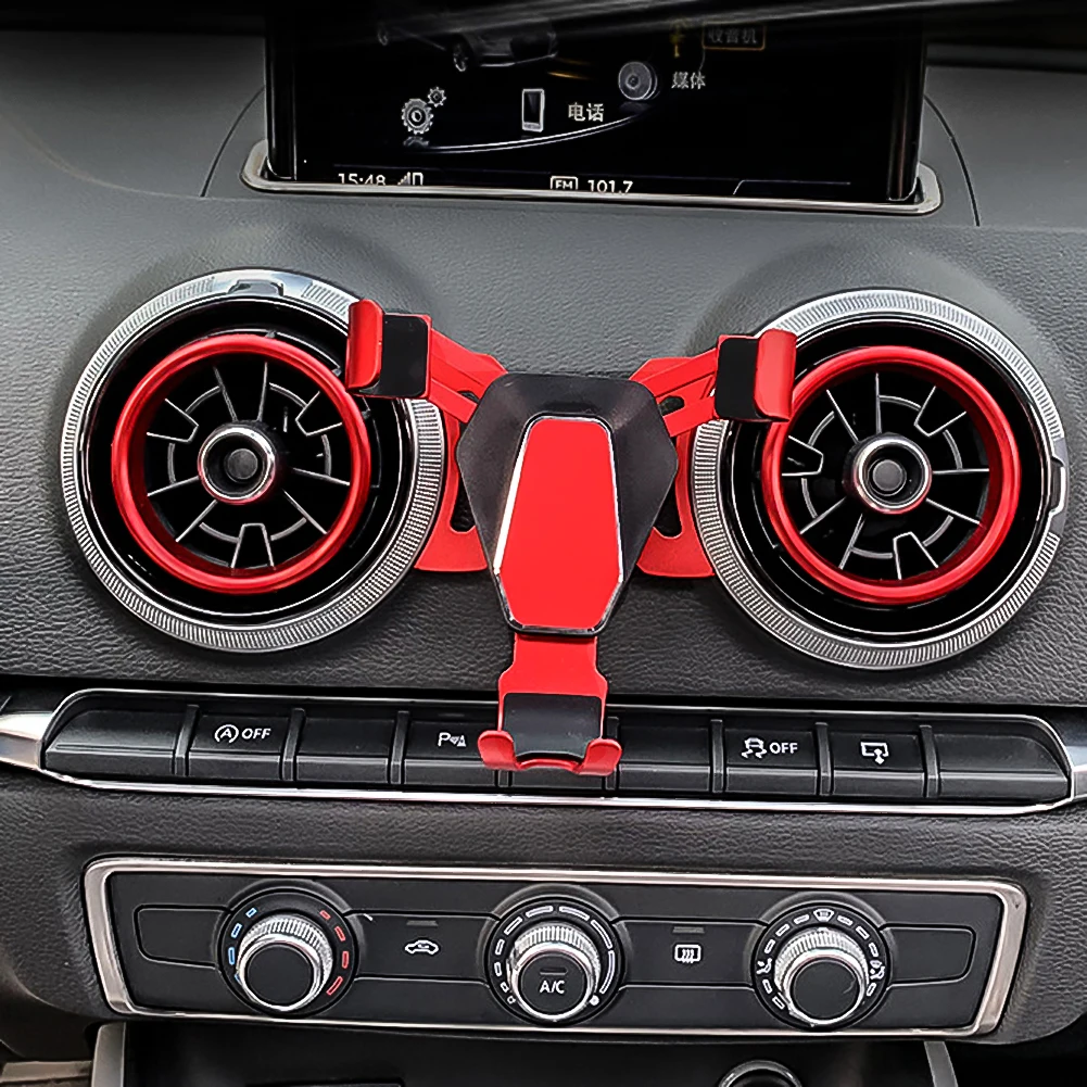 Car Holder For Phone in Car Air Vent Clip Mount No Magnetic Mobile Phone Holder GPS Stand For Most phones for Audi A3 S3 ► Photo 1/6