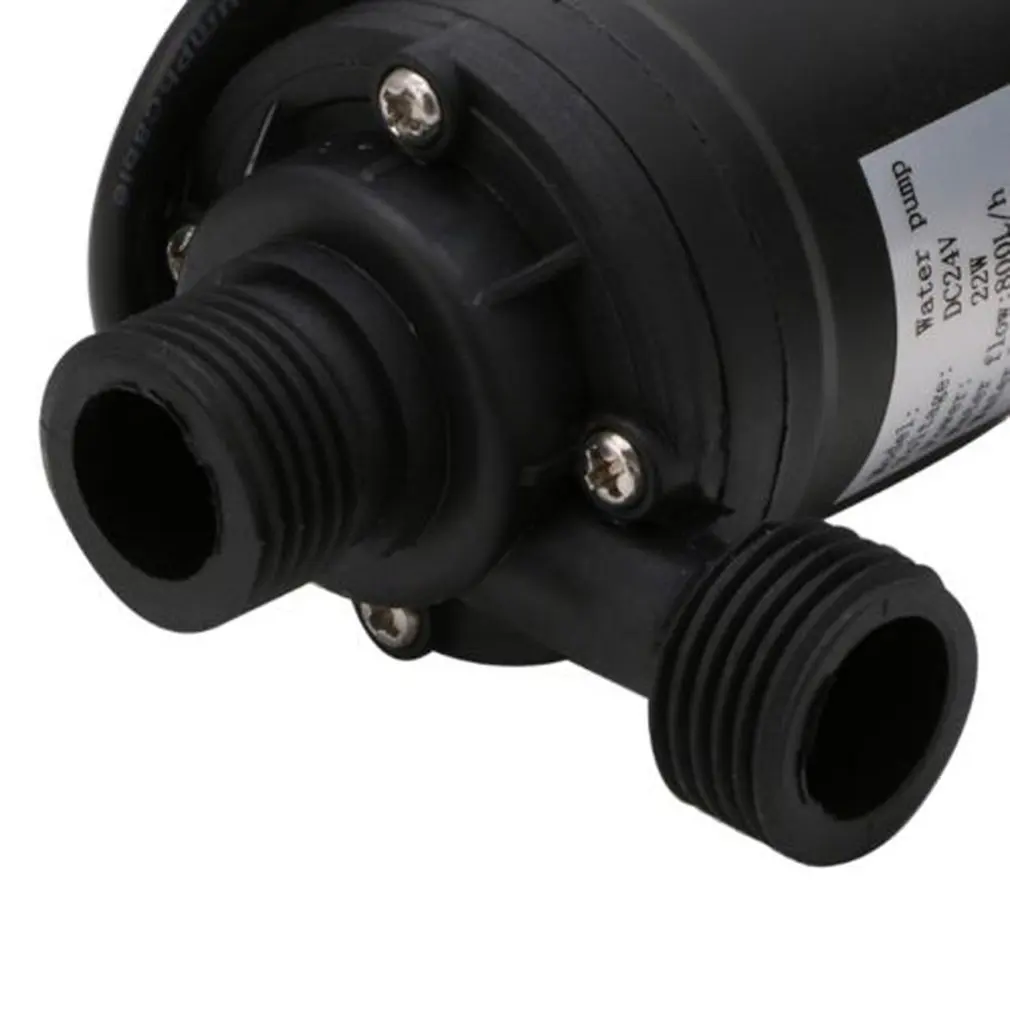 Ultra Quiet Mini DC12/24V 800L/H Brushless Motor Submersible Water Pump Electric Heat Resistant