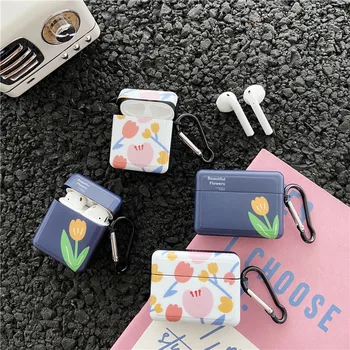 

Cute Flowers Earphone Protection Case For Apple Airpods 3 Cover Cartoon Silicone Headphones Box Cases For Airpods Pro/2/1 Capa