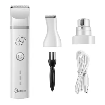 

USB Rechargeable Multifunctional 3 in 1 Stainless Steel Trimming Shaver Manicure Set Grooming