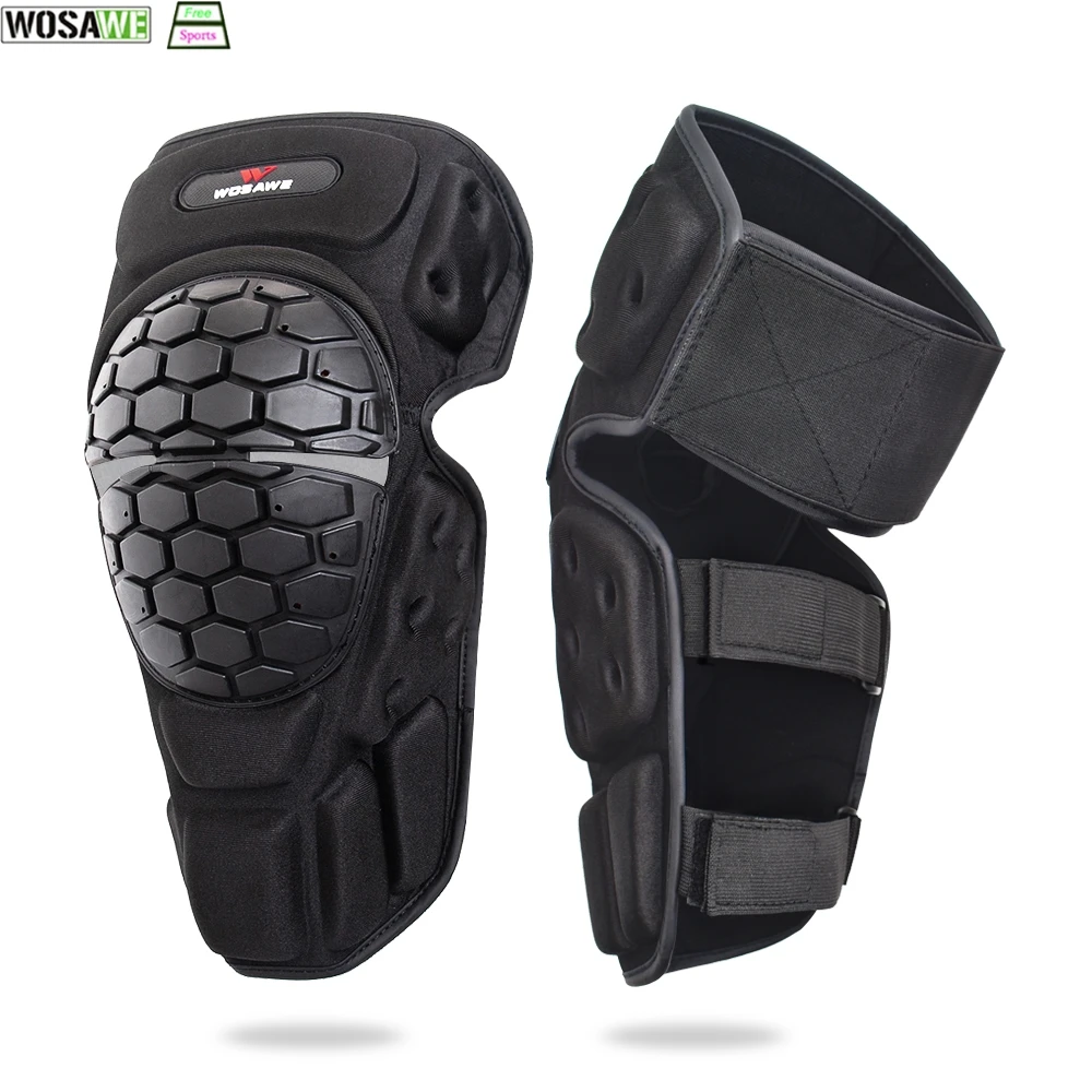 

WOSAWE Cycling Skating Ski Knee Pads Bike Bicycle MTB Protection Pads Knee Pads Protective Guards Breathable Adjustable Flexible