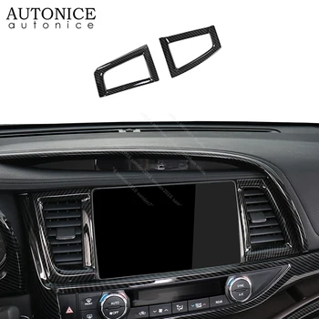 

Carbon fiber color air conditioning Cover for toyota Highlander Kluger 2014-2019