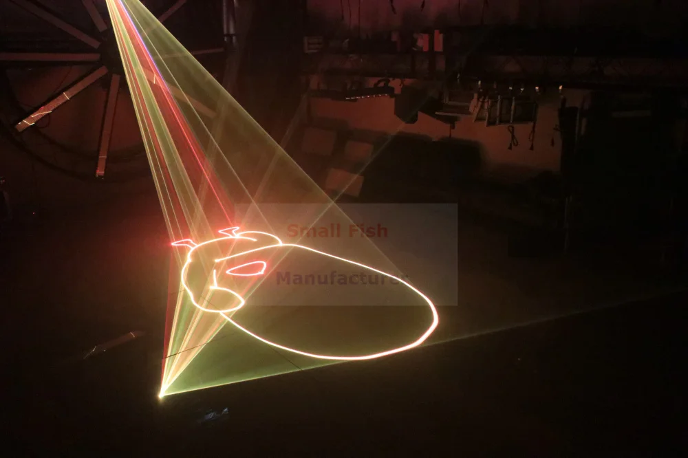 Сценический лазерный светильник ing 1,5 Вт RGB DMX 512 анимационный лазерный прожектор Профессиональный DJ диско сценический светильник ing Effect вечерние светильник музыка