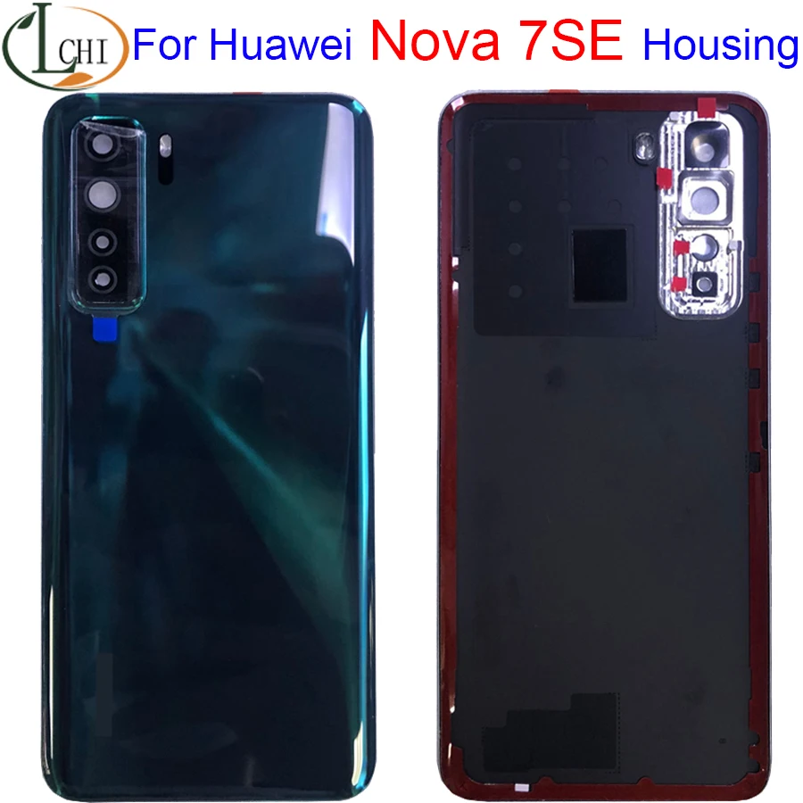Крышка батарейного отсека для Huawei nova 7 SE запасные части задней крышки с
