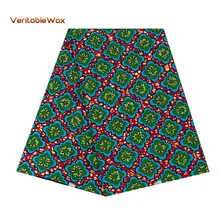 Африка Анкара полиэстер воск принты ткань бинта реальные воск высокое качество 6 ярдов африканская кружевная ткань для вечерние платье FP6253