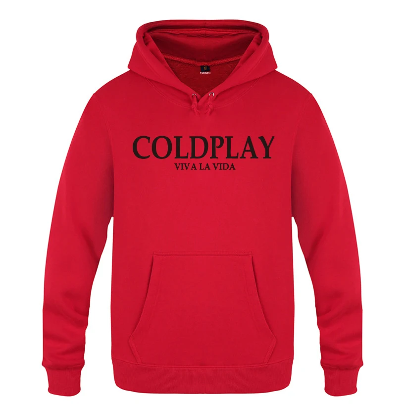 Viva la vida-COLD PLAY Coldplay Rock толстовки мужские мужские с капюшоном флисовый пуловер толстовки