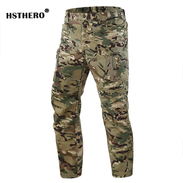 $US $22.33  Cotton Tactical Pants Men Army Men's Military Cargo Summer Thin Pants Combat Zipper Streetwear Jogg