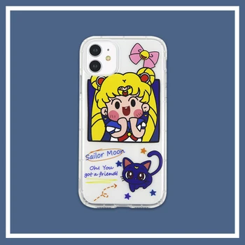 

Sailor Moon Cosplay Cell Phone Protective Case Phone Case Apply To IPhone7 / 8 / MAX / Xr / Plus Protective Shell Anime Adult