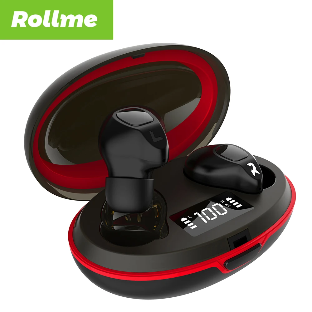 

2020 Rollme T05 Bluetooth V5.0 Touch operate Headset TWS True Wireless Binaural HD Stereo Earbuds For Huawei Xiaomi iPhone Phone