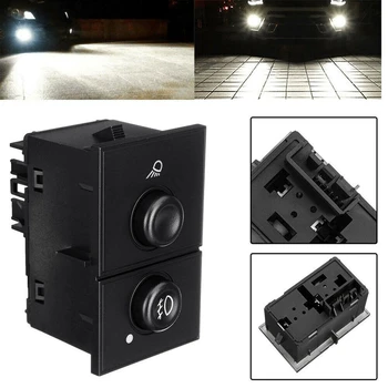 

Car Fog Light Lamp Button Switch for Cadillac Chevrolet GMC Silverado 2003-2007 15143597