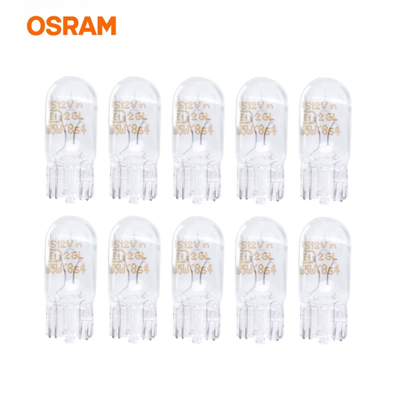 OSRAM 10 шт. оригинальный T10 W5W светодиодный габаритный автомобильный фонарь
