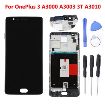

LCD Screen for Oneplus 3 3T LCD Display Frame Touch Screen With Screen Replacement Tools Kit Mayitr