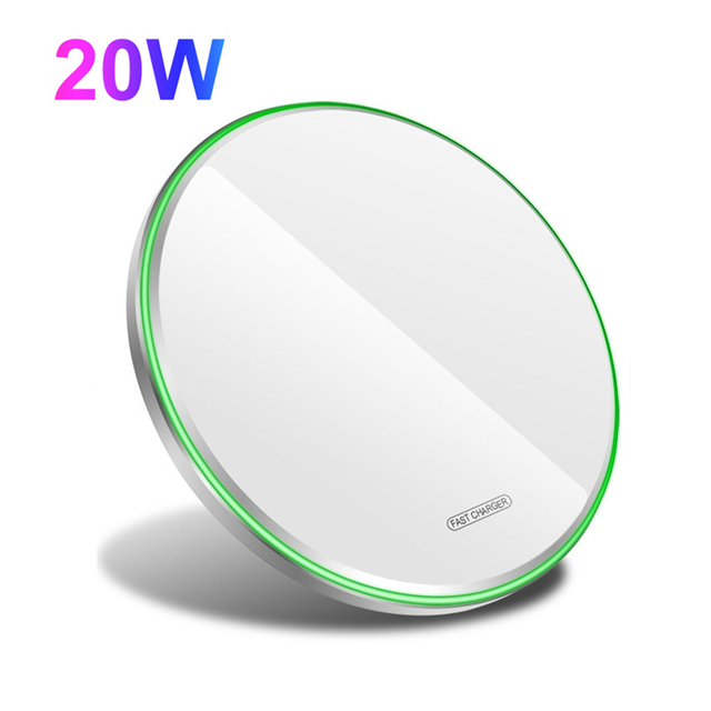 Qi Wireless Charger Induction Charging Dock Station Fast Charging Pad For iPhone 13 12 11 XS XR X 8 Samsung S20 S10 Note 20