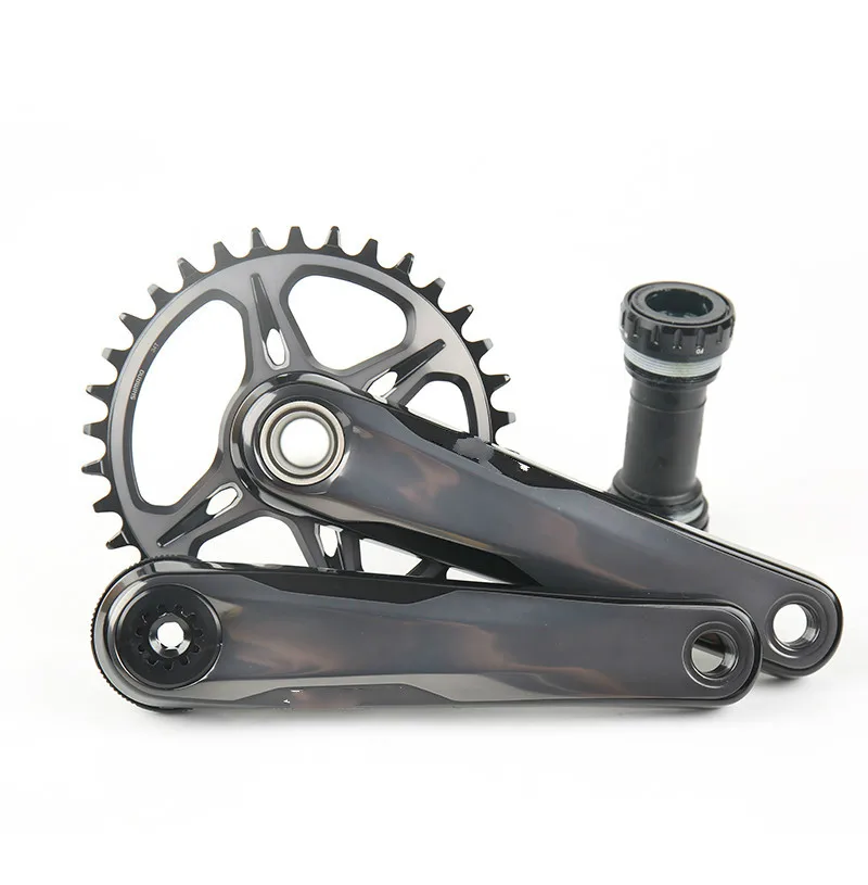 Новый FC M9100 шатун 1x12 12 Скоростей HOLLOWTECH II MTB велосипед 32T 34T 170 175 мм велосипедный