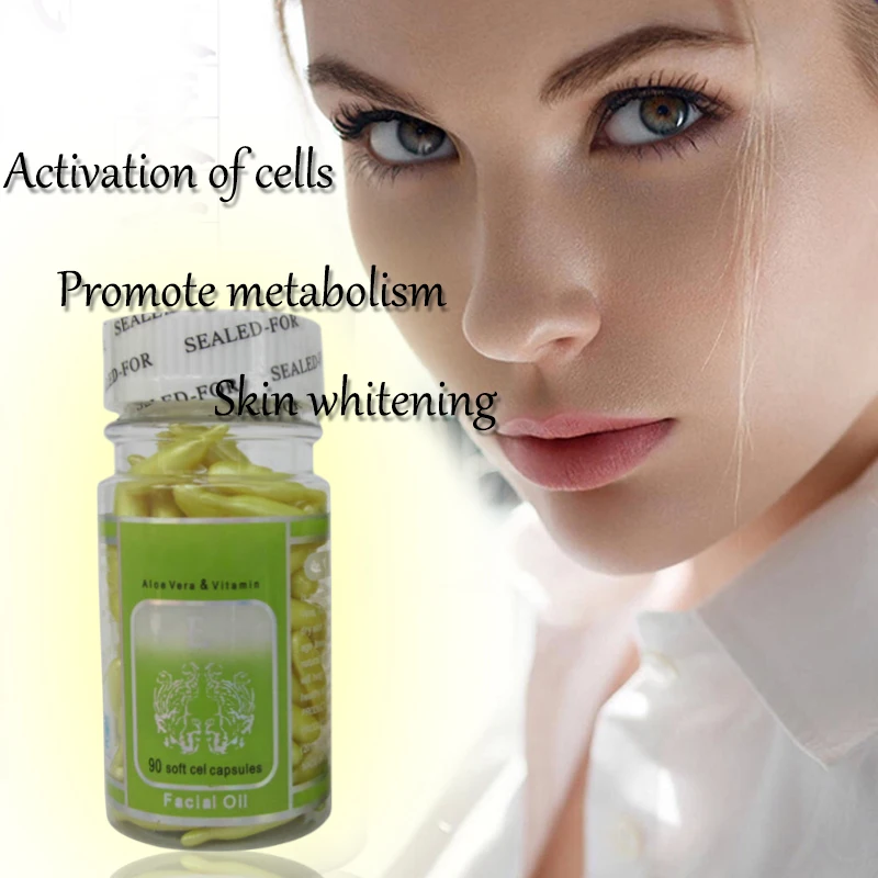 Hot 2016 vitamin E witch hazel with snail anti wrinkle &amp crow's feet in 3 days essence for eye capsules 90 pcs Massage |