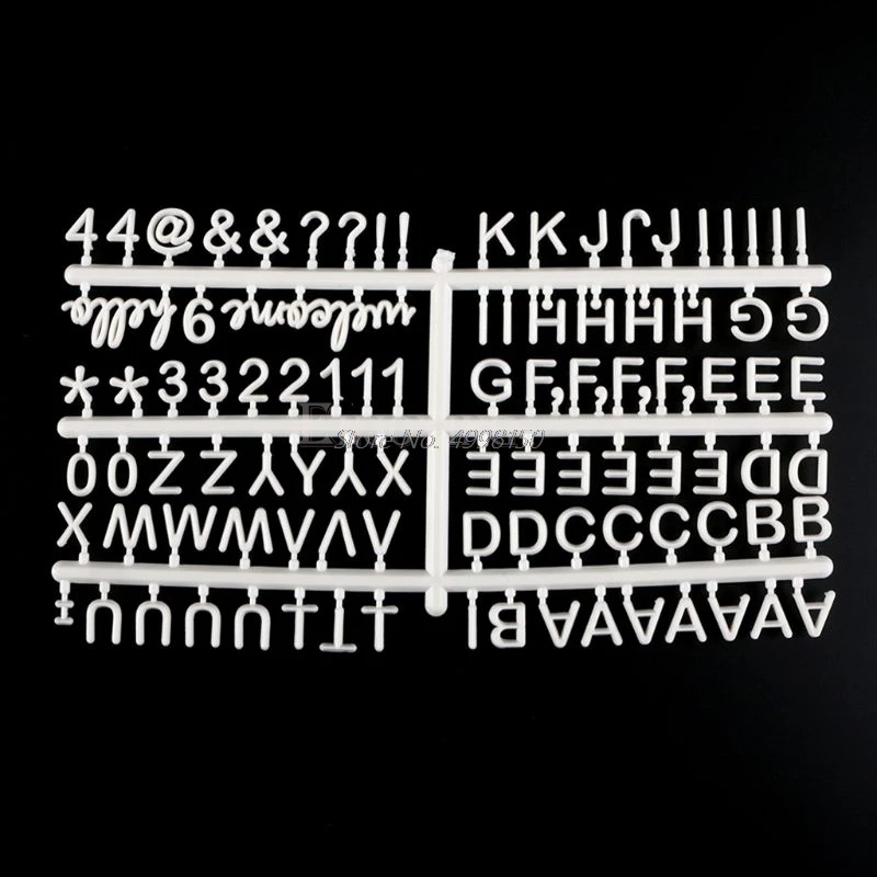PP Alphabet Numbers Characters for Changeable Felt Letter Board Message Boards Words Office Home Decoration Accessories