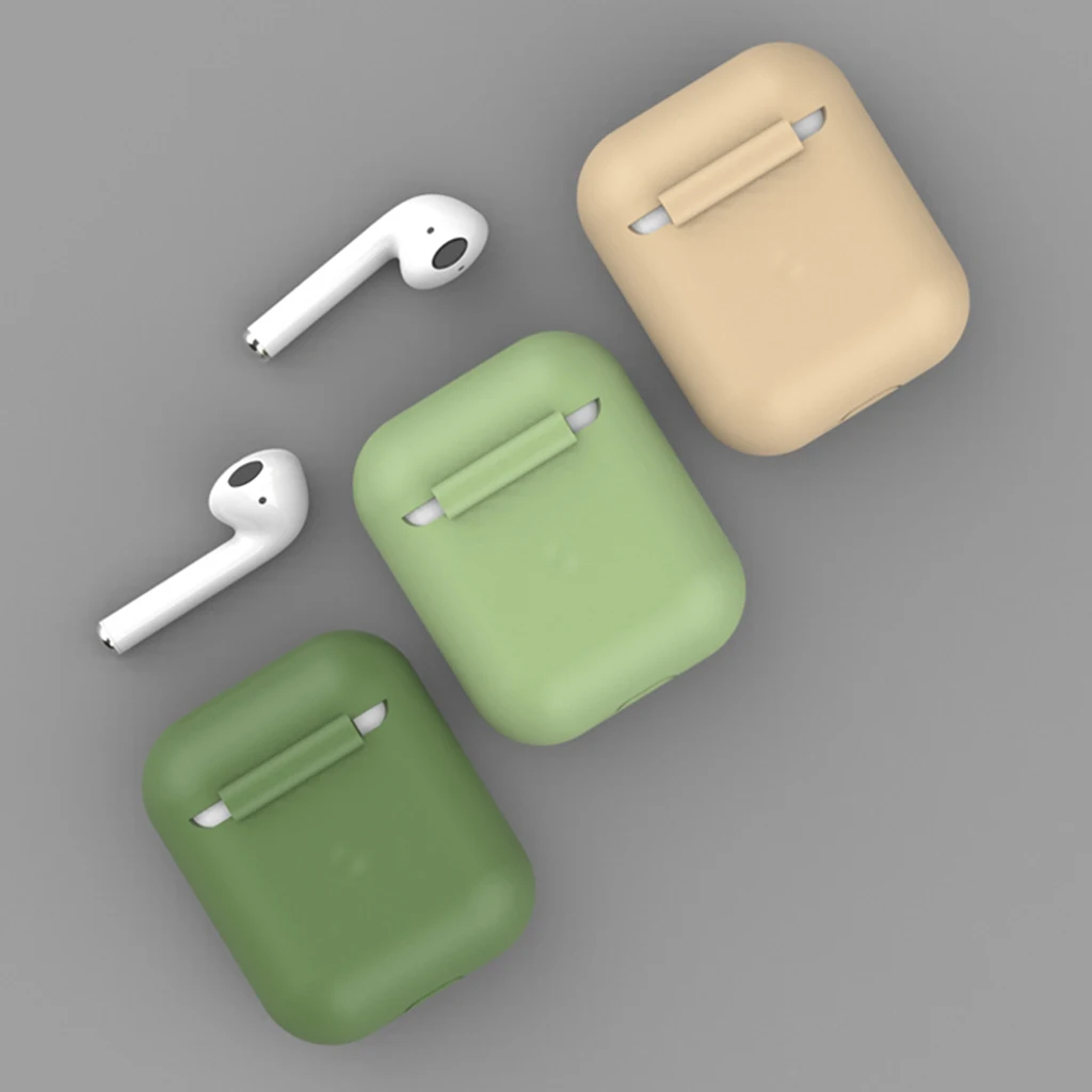 Мягкий силиконовый чехол для Apple Airpods противоударный AirPods Air Pods Чехлы наушников