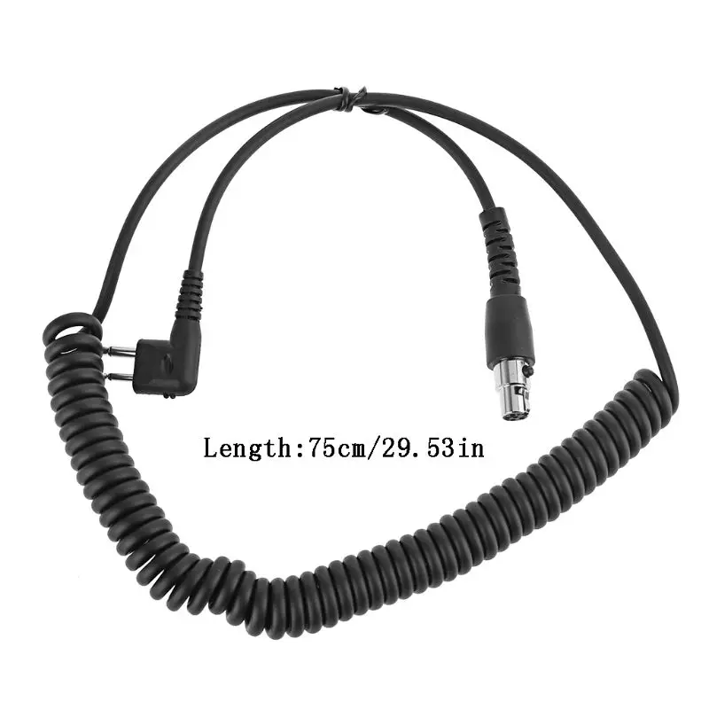 Пружинный кабель для наушников для Motorola Black Box Speedcom HYT Radio