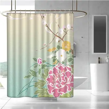 

Odorless Waterproof Shower Curtain Large Home Decoration