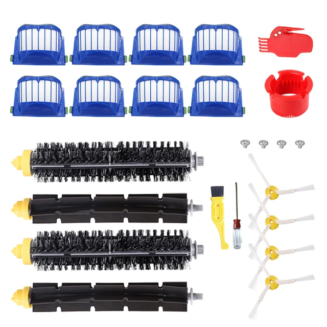 Replacement Parts Kit For iRobot Roomba 600 Series Vacuum Filter