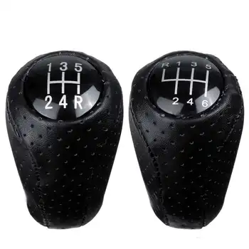 

Hot Car 5 6 Speed Gear Shift Knob for MAZDA 3 BK BL 5 CR CW 6 II GH CX-7 ER MX-5 NC III MT PU Leather Shifter Lever Stick Headba