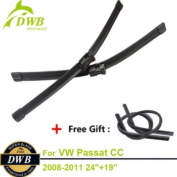 

2PCS ECO Wiper Blades for Volkswagen Passat CC 2008-2011 24"+19", Free 2Pcs Rubbers, New Windshield Wipers