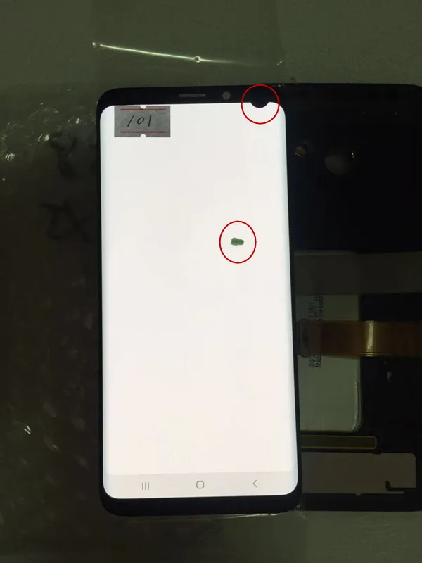 AMOLED Замена для SAMSUNG Galaxy S9 PLUS ЖК сенсорный экран дигитайзер без рамки G965 дисплей - Цвет: NO.101