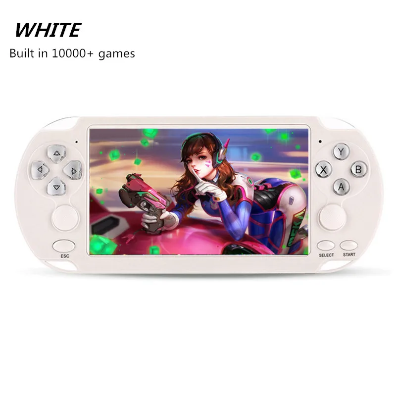 Hot Sale X9S Video Game Console 5.1 Inch HD Screen Double joystick Built in 10000 Games Multimedia Retro Handheld Game player 