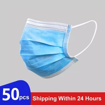 

Medical Disposable Face Mouth Masks Non-Woven Face Masks 3 Layers Filter Earloop Surgical Mask Anti-fog Breathable Mouth Masks