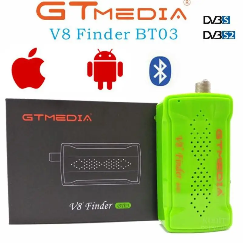 Горячая GTmedia V8 Finder BT03 DVB-S2 bluetooth спутниковый искатель спутниковый ТВ приемник Freesat поддерживает android ios системы