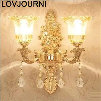 

Arandela Aplik Lamba Badkamer Verlichting Mirror Crystal Bedroom Wandlamp Aplique Luz Pared Applique Murale Luminaire Wall Light