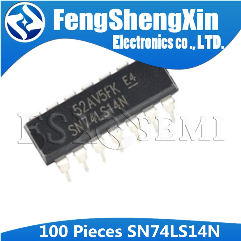 2 pieces SN74LS14N Inverters Hex Schmitt-Trigger 74LS14 IC