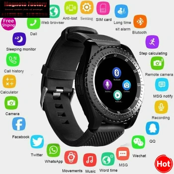 

Newest Smart Watch Z3 Bluetooth Touch Screen Leather Strap Wrist Watch with Camera SIM TF Card Slot For Android PhonePK Y1 V8 A1