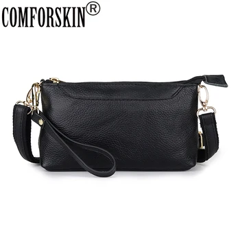 

COFORSKIN Cowhide Leather Clutch Bag Luxurious Genuine Leather Women Messenger Bag European And American Female Handbag Sales