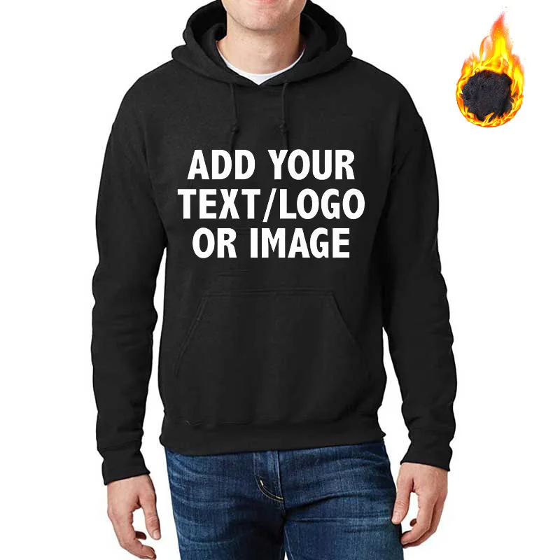 

Custom Hoodies Logo Text Photo 3D Print Men Women Personalized Team Family Customize Sweatshirt Polluver Customization Clothes