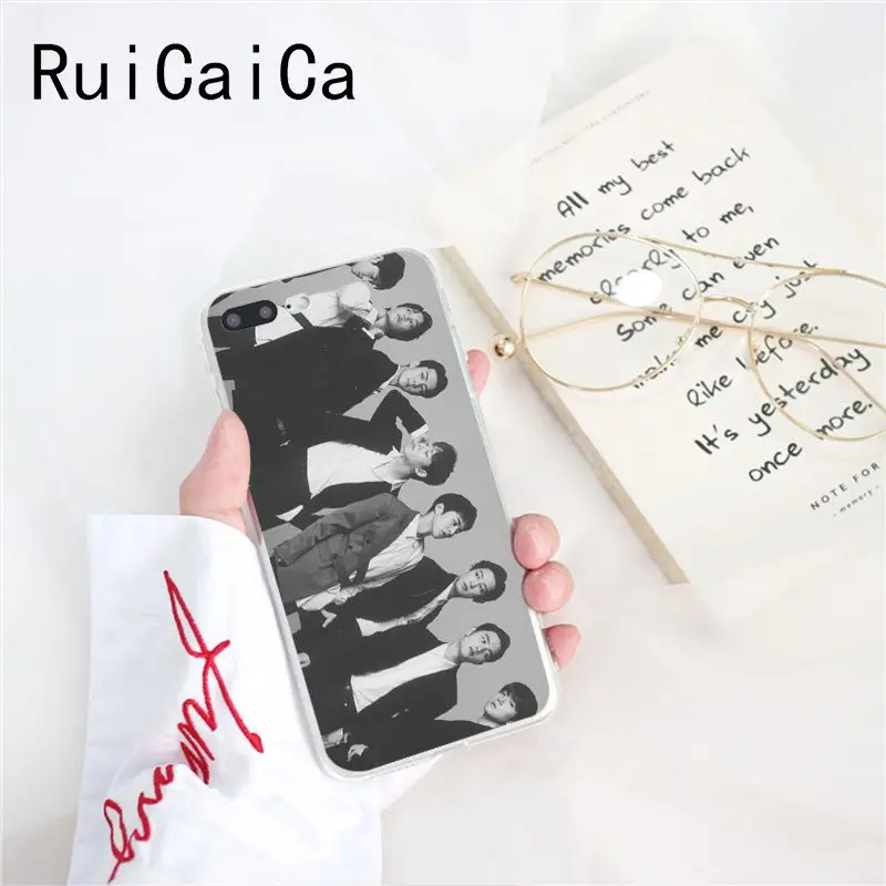 Ruicaica KPOP SEHUN CHANYEOL EXO мягкий чехол для телефона iPhone X XS MAX 6 6s 7 7plus 8 8Plus 5 5S SE XR 10 - Цвет: A7