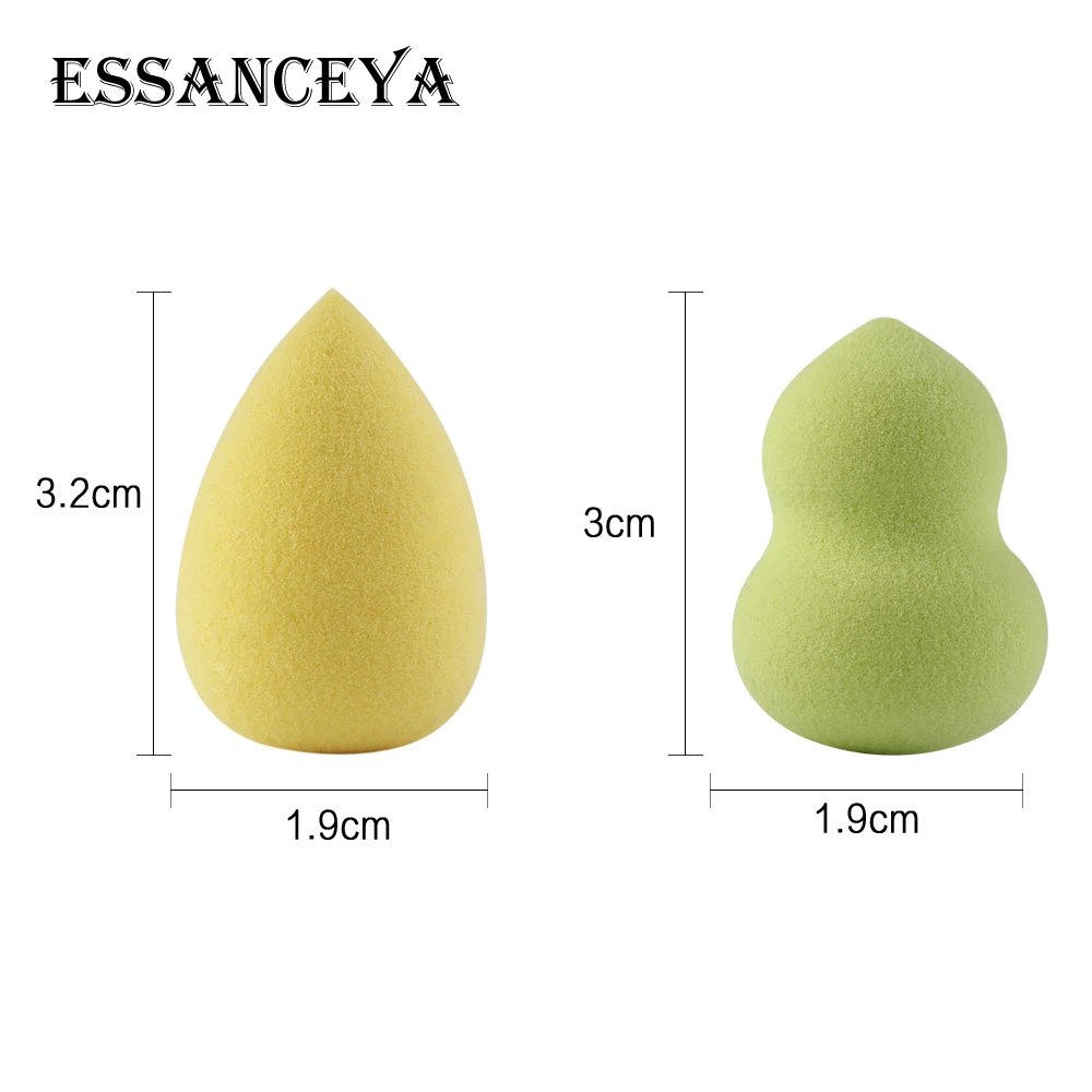 ESSANCEYA 10 шт./кор. мини спонж для нанесения основы под макияж пудра гладкая красота