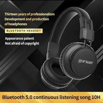 

Gorsun E92 Wireless Bluetooth Headband Game Headphone for Gift BT 5.0 Wireless Headset 12 h Over ear with microphone Deep bass