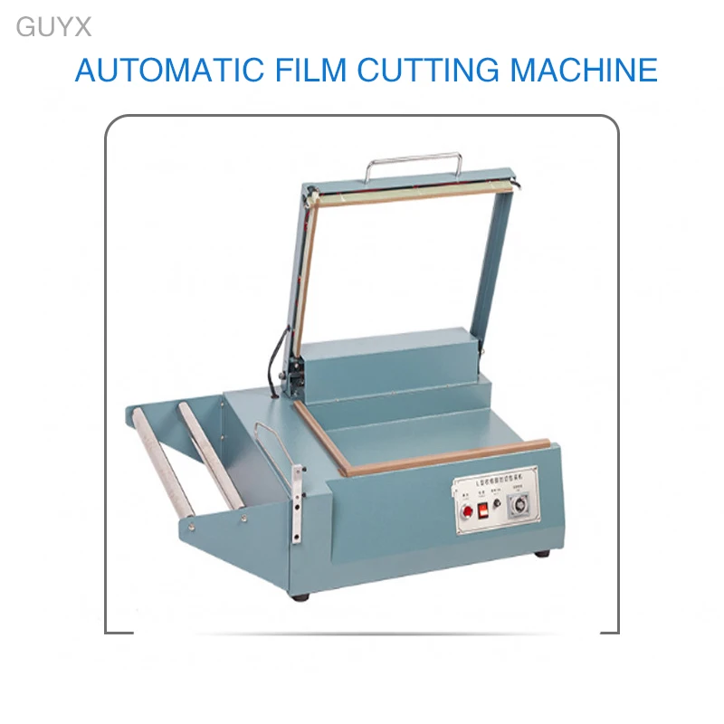 

L-shape manual sealing cutting machine heat shrinkable film sealing machine automatic film cutting machine