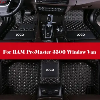 

Auto Waterprof Accessories Leather Floor Liners Carpets LHD Car Floor Mats For RAM ProMaster 3500 Window Van