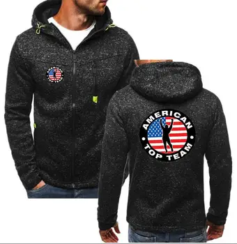 

American Top Team BJJ Martial Artser Brazilian Jiu Jitsu Hoodie Loose Cotton Sweatshirts men Hoodie Casual Coat Tops