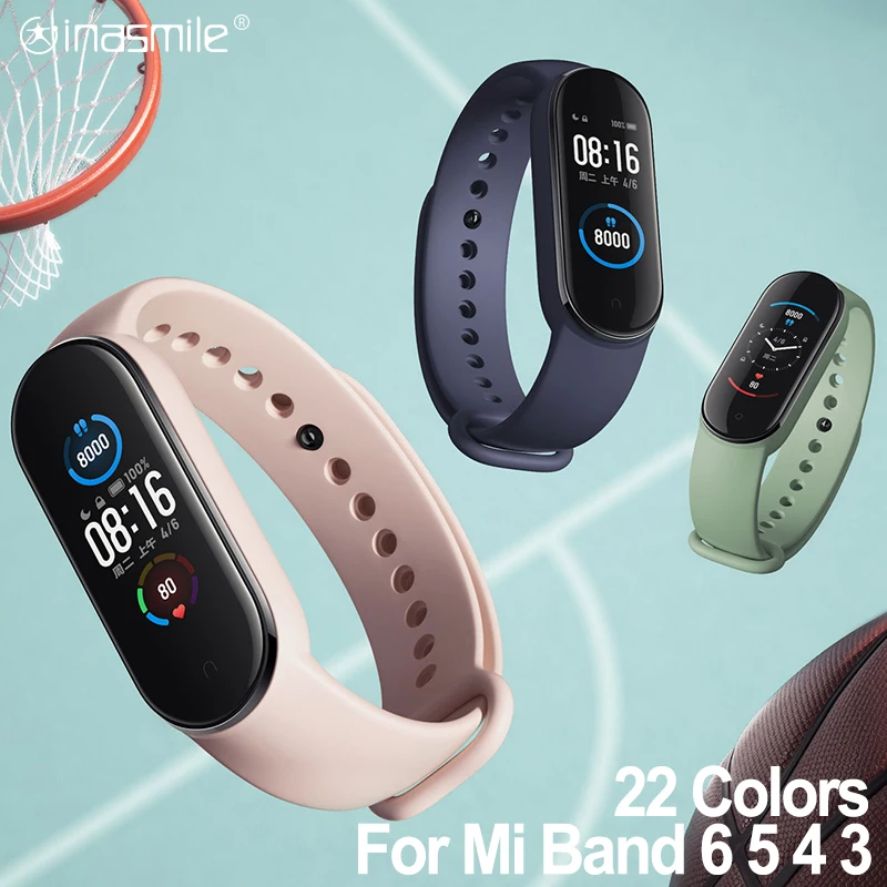 Mejor vendedor  Correa para xiaomi mi band 6, 5, 4 y 3, correa para reloj inteligente xiaomi Mi Band 3, 4, 5 y 6 1zW9j3Rz9