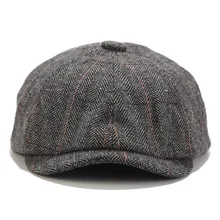 Peaky Blinders мужские береты шапка осень Новая Винтажная восьмиугольная кепка Wo мужская повседневная тыква шляпа в стиле Гэтсби, плоская кепка берет