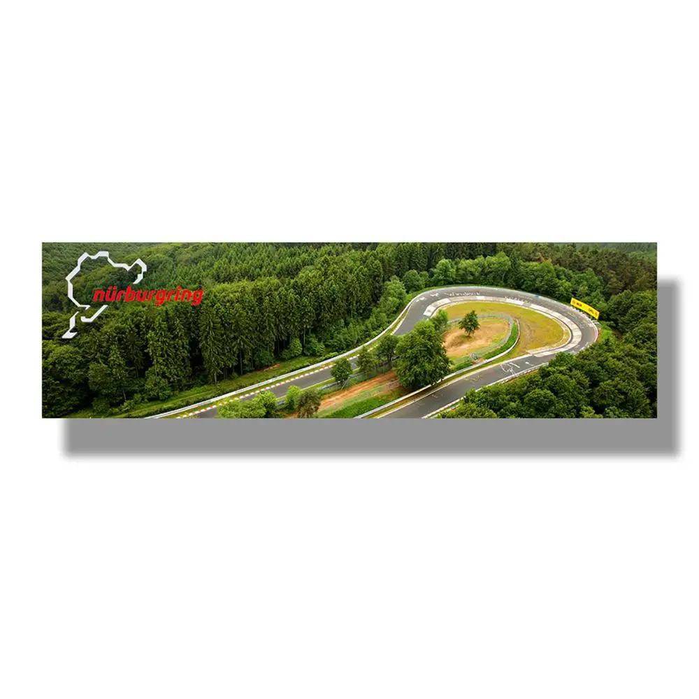 Nurburgring ралли дорожный спортивный автомобиль трек HD печать картина Картина лес Настенная картина с ландшафтом плакат гостиная домашний Декор картина - Color: K1372-2