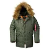 2022 Winter N3B Puffer Jacket Men Long Canada Coat Military Fur Hood Warm Trench Camouflage Tactical Bomber Army Korean Parka ► Photo 1/6